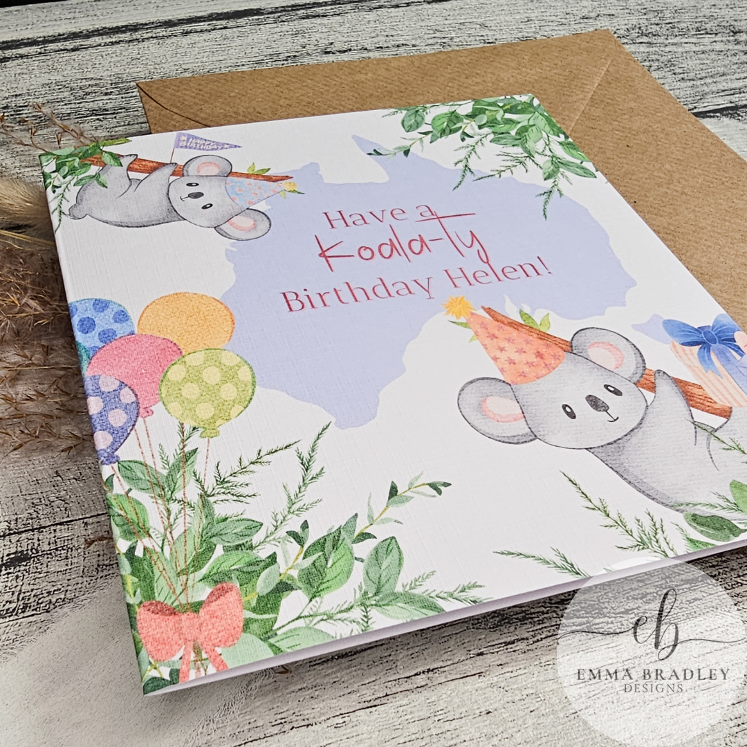 Australian Koala Bear Birthday
