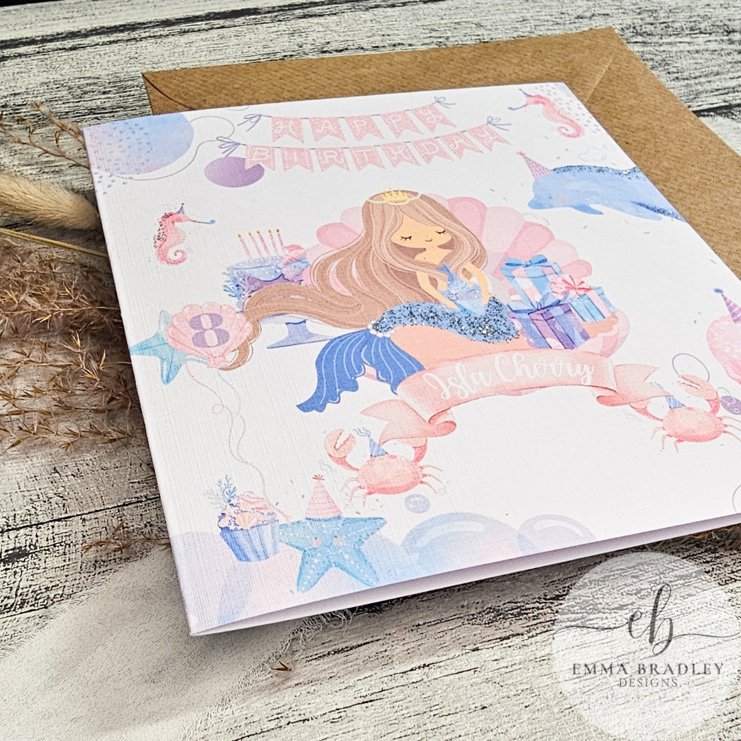 Mermaid Under The Sea Birthday