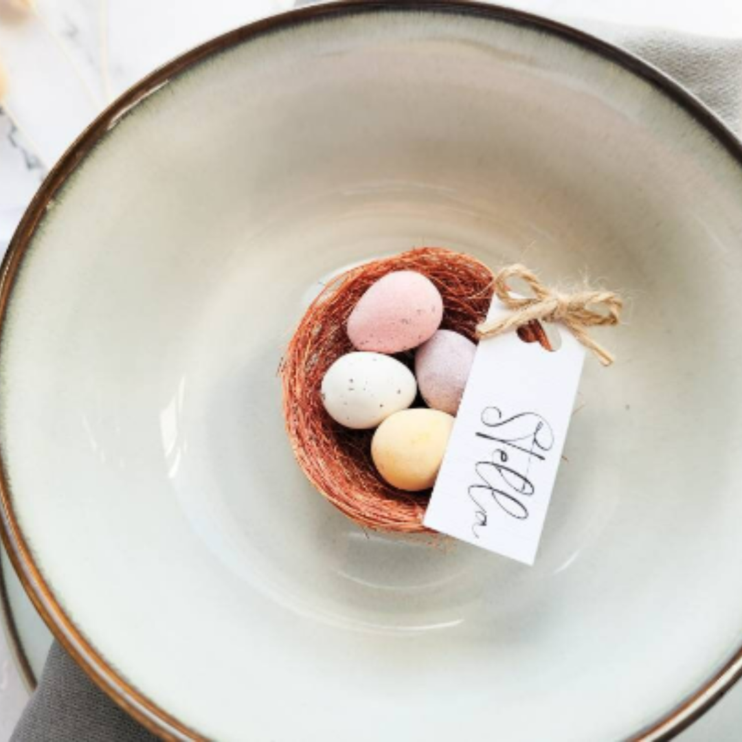 Easter Nests Place Settings